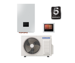 SAMSUNG oras–vanduo 9.0/8.7 kW SPLIT NORDIC šilumos siurblys be talpos, su hydro moduliu, WIFI