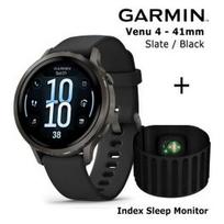 GARMIN Venu 4 - 41mm, Slate with Black + Index Sleep Monitor sportinis laikrodis 010-03013-02 / 010-03024-01