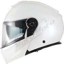 Atverčiamas Šalmas APEX MT300 Solid Baltas