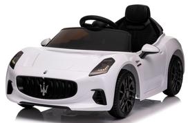 Maserati Granturismo White Akumuliatorinis Automobilis Eva Odos Nuotolinio Valdymo Pultas Ličio Jonų Akumuliatorius