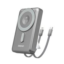 "powerbank K29" 10000 Mah "magsafe" Metalinis Dėklas, Laikiklis, Kabeliai Usb-c "iphone" "lightning" Pd 20w - Pilka