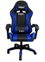 žaidimų Fotelis K3 R-sport Blue & Black žaidėjams + Masažuoklis