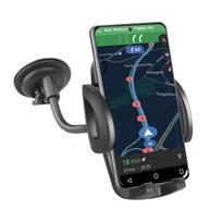 Automobilio Laikiklis Išmaniesiems Telefonams Iki 6,8'' Ant Priekinio Stiklo - Juodas