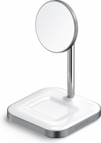 "satechi Magnetic 2in1" - Atskiras Magnetinis įkroviklis Dviem įrenginiams, Suderinamas Su "magsafe" įkrovimu (kosminės Pilkos Spalvos)