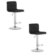 Hocker Prot - Juodas Aksomas / Chromuotas Pagrindas X 2