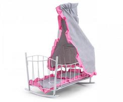 Milly Mally Lily Lėlių Lovytė / Lopšys Su Baldakimu Prestige Pink
