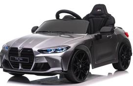Bmw M4 Grey Akumuliatorinis Automobilis Eva Odinis Nuotolinio Valdymo Pultas Ličio Jonų Akumuliatorius