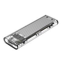 Diskų Korpusas Tcm2-c3 M.2 Nvme Su Usb-c 10gb/s - Skaidrus Pilkas
