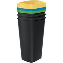šiukšliadėžė 3x25 L Compacta Q Sortibox Color
