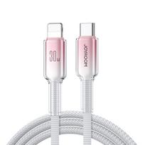Kabelis "crystal-clear Series" 30w Usb-c - "iphone Lightning" 1,2 M - Baltas