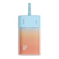 "powerbank Popsicle" 5200 Mah 20w Su "lightning" Laidu 60w/20v/3a/30cm - Mėlyna/oranžinė