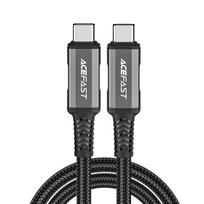 Usb-c Usb4 Pd3.1 5a Duomenų Ir Vaizdo Kabelis 4k 1 M - Pilkas/juodas