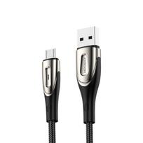 Kabelis Usb-a - Microusb 3a įkrovimo Indikatorius 2 M Juodas