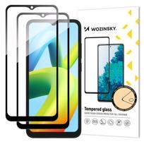 Kit 2x 9h Viso Ekrano Grūdintas Stiklas Xiaomi Redmi A2 / Redmi A1 Su Juodu Rėmeliu
