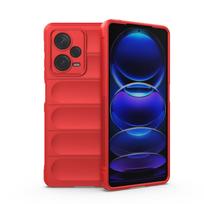 Lankstus Dėklas Xiaomi Redmi Note 12 Pro+ Magic Shield Case Red