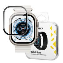 9h Grūdintas Stiklas Su Rėmeliu Visam "apple Watch Ultra 49mm" Ekranui