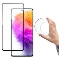 Grūdinto Stiklo Plėvelė Su Rėmeliu "samsung Galaxy A73 Full Cover Flexi Nano" Skaidri