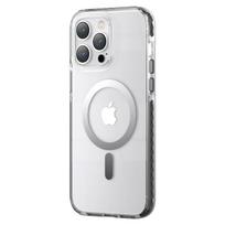 Magnetinis Dėklas Iphone 14 Plus Magsafe Pqy Ice Crystal Series Pilkas