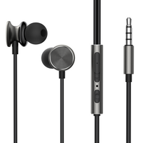 "hifi Wired" Serijos Ausinės Su Stipriais Bosais Jr-ew03 Tamsiai Pilkos Spalvos