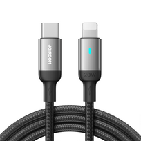 Kabelis "iphone" Usb-c - "lightning" A10 Serijos 20w 1,2 M Juodas