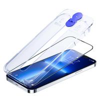 Grūdintas Stiklas "iphone 14 Plus" Su Tvirtinimo Rinkiniu, Skaidrus Knight
