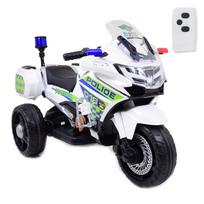 Greitaeigis Policijos Motociklas Su Gaidžiu, Minkštais Ratais, Garsais, Dviem Varikliais, Nuotolinio Valdymo Pulteliu/nt5188