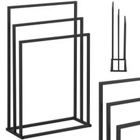 Grindų 3 Rankšluosčių Laikiklis Stal 55 X 21,5 X 84 Cm Tamsiai Pilka