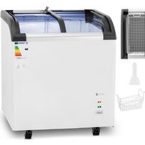 Stiklinis šaldiklis šaldytiems Maisto Produktams 180 L 180 W