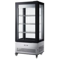 Konditerijos Gaminių Vitrina Ant Ratukų 3 Led Lentynos 550l
