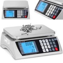 Komercinės Svarstyklės Su Lcd Ekranu 22,3 X 17,4 Cm 30 Kg / 1 G