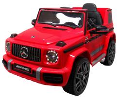 Mercedes G63 Raudoni Putų Ratlankiai Eva, Minkšta Sėdynė Licencija