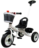 Triratukas T8 Baltas Su Rankena Eva Ratai Pusher