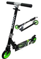 Didelis Motoroleris H7 Black & Green Sulankstomais R-sport Ratais 145 Mm Iki 100 Kg