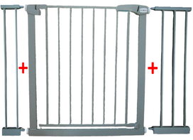 Safety Bars S3 Grey Laiptų, Durų 79-115 Cm Apsauginis Išsiplėtimo Rėmas