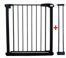 Safety Bars S1 Black Laiptų, Durų, 79-94 Cm Apsauginis Išsiplėtimo Rėmas