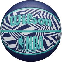 Krepšinio Kamuolys Wilson Nba Drv Plus Dazzle Camo Bskt Indigo R.7