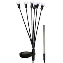 Saulės Lempa, šokanti Vėjyje, Balti Rutuliukai 6 Led 72cm