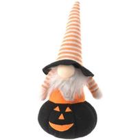 Dekoratyvinė Figūrėlė Ant Juodo Moliūgo 25cm Led Halloween