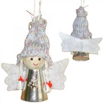 Kalėdų Angelas Pakabukas Sidabrinis 7cm