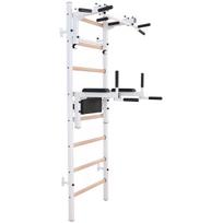 Medinės-metalinės Gimnastikos Kopėčios Su Baru Ir Priedais Benchk 232w