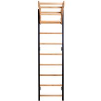 Medinės-metalinės Gimnastikos Kopėčios Su Mediniu Suoliuku 711w