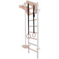 Medinės-metalinės Gimnastikos Kopėčios Su Mediniu Strypu Ir Priedais Benchk 211w A204