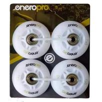 Riedučių Ratukai Enero Pro Pu 64 Mm 4 Vnt. Su Abec 7 Led Guoliais
