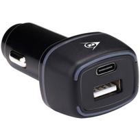 Automobilio įkroviklis Multi Usb A + Usb C Dunlop