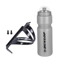 Dviračio Bidonas Dunlop 750ml Su Krepšeliu Sidabrinis