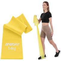 Pilates Training Band 2000x150x0.25mm 5-8kg Geltonos Spalvos