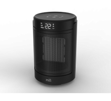 Mill FH1500BLACK | Ceramic fan heater | 1500 W | Suitable for rooms up to 22 m² | Black
