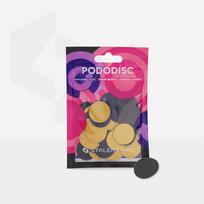 Staleks Pro Keičiamos dildės pedikiūro diskui Pododisc M dydis, 100 grūdų (baltos spalvos)