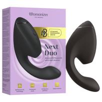 Womanizer Next Duo - 2 viename G taško vibratorius (juodas)