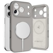 Tech-Protect Silikoninis MagSafe dėklas iPhone 17 Pro Max - Pilkas